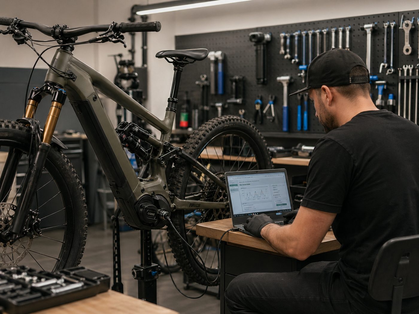 E-bike diagnostika